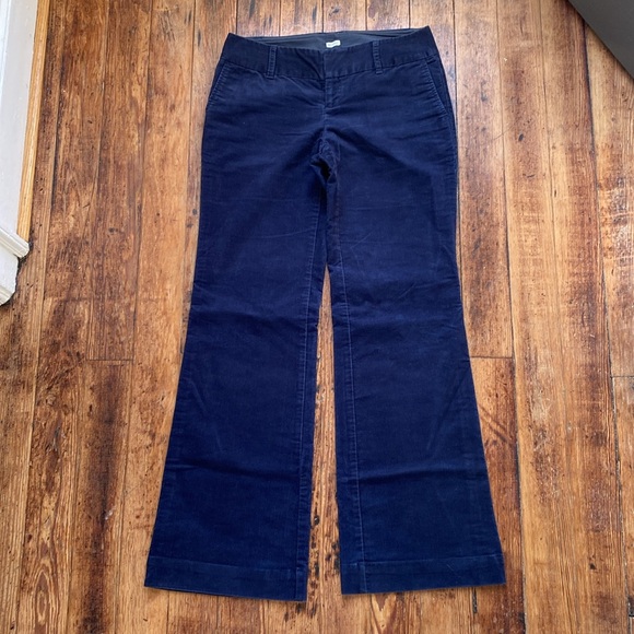 Gap Women’s Navy Corduroy Low Rise Boot Cut Flare Pants - Picture 4 of 7